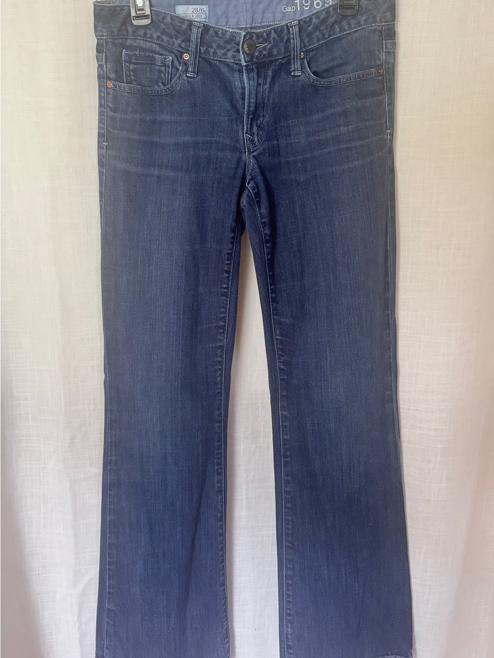 GAP Women's Medium Indigo Flare Wide-Leg Jeans